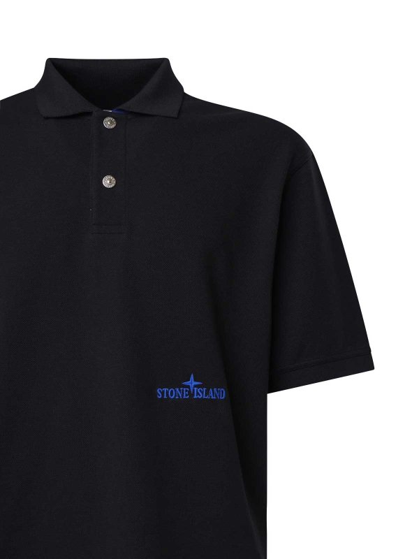 The Best Shops STONE ISLAND: Polos  - Polo - Noir