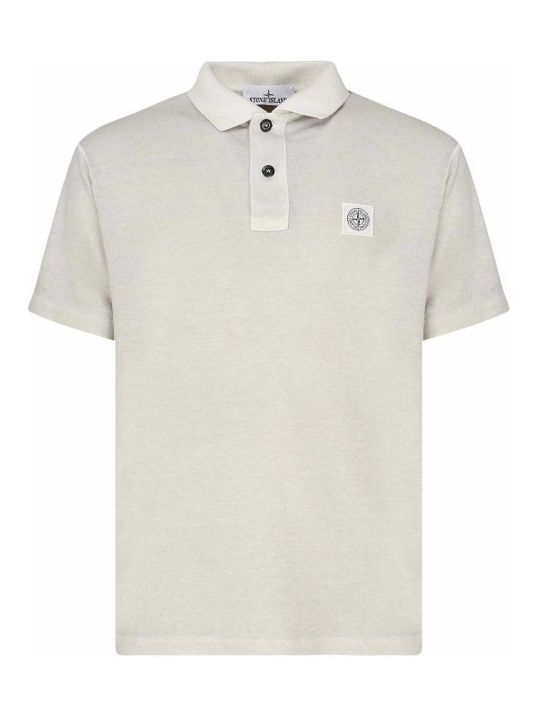 STONE ISLAND: ポロシャツ - ポロシャツ - ベージュ