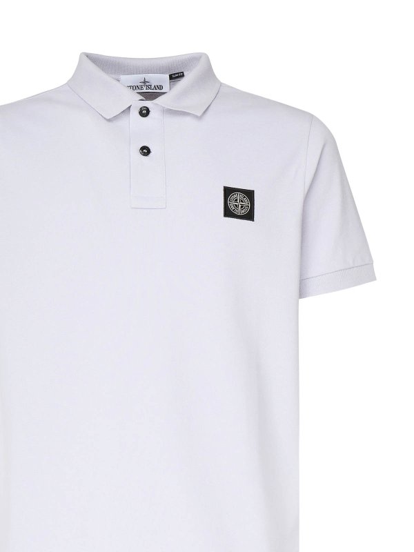 The Best Shops STONE ISLAND: ポロシャツ - ポロシャツ - 白