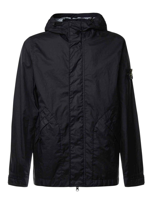 STONE ISLAND: カジュアルジャケット - カジュアルジャケット - 黒