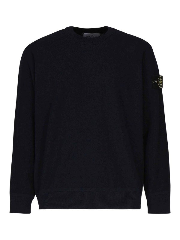 STONE ISLAND: crew necks - Loose-Fitting Crew-Neck Jumper