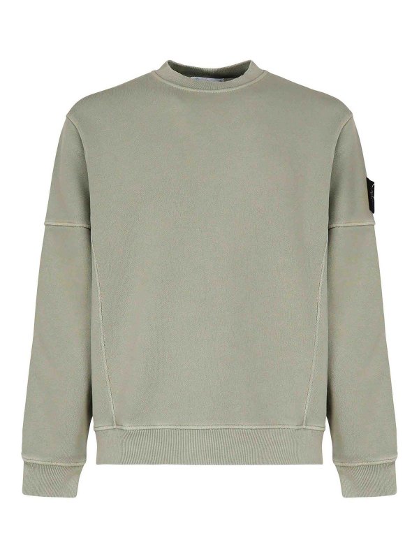 STONE ISLAND: Sweatshirts & Sweaters - Sweatshirt With Logo Patch