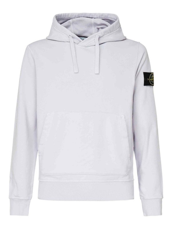 STONE ISLAND: スウェット＆セーター - スウェットシャツ/セーター - 白