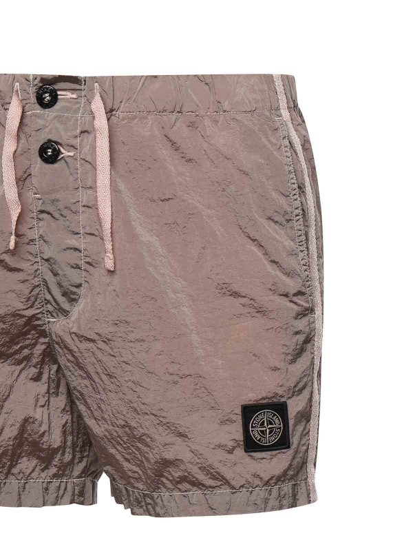 The Best Shops STONE ISLAND: トラウザーショーツ - ショートパンツ - ヌードカラー