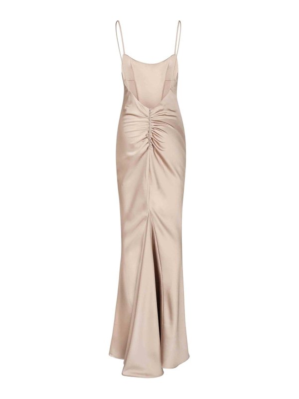 THE ANDAMANE: knee length dresses online - Dress With Back Drape