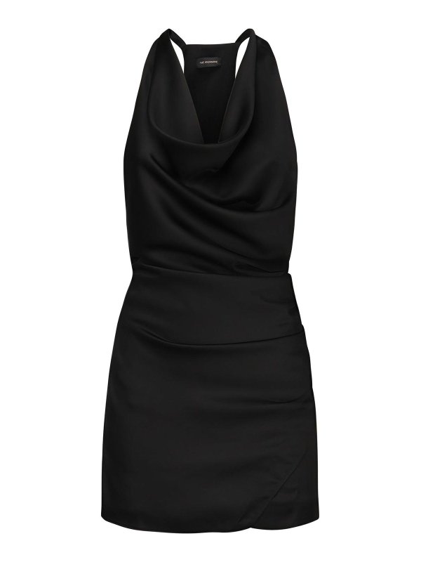 THE ANDAMANE: ショートドレス - ショートドレス - 黒