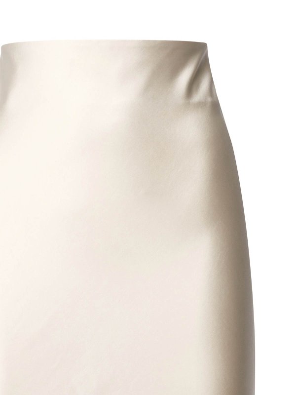 The Best Shops THE ANDAMANE: Faldas largas - Falda Larga - Blanco