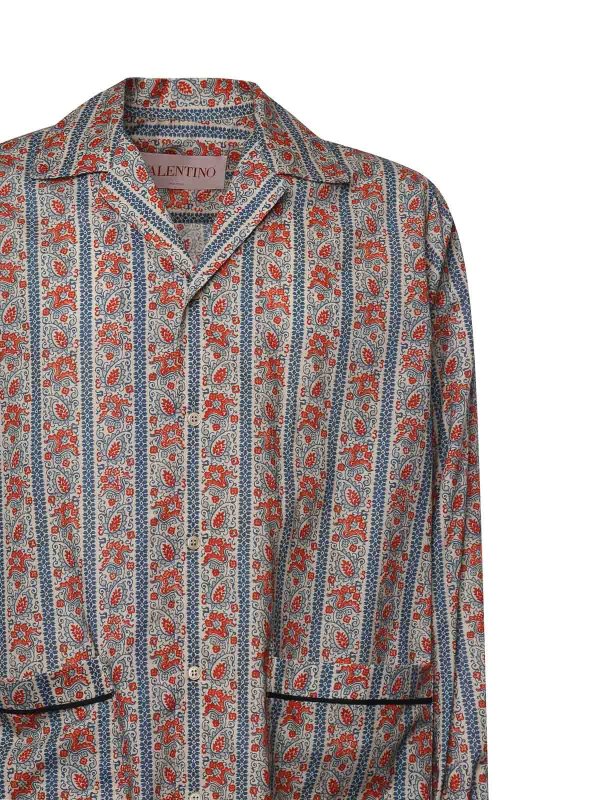 The Best Shops VALENTINO GARAVANI: shirts - Cotton Muslin Pyjama Shirt