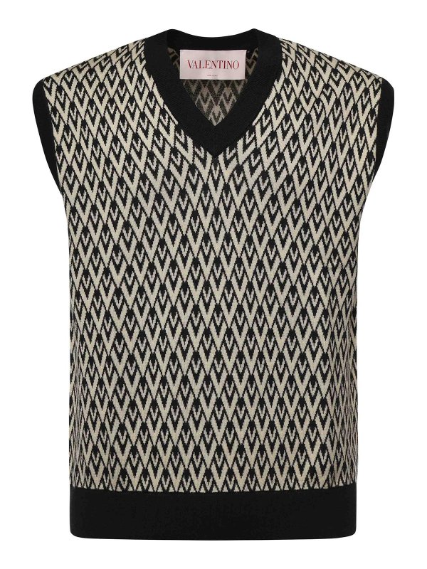 VALENTINO GARAVANI: Westen - Weste - Creme