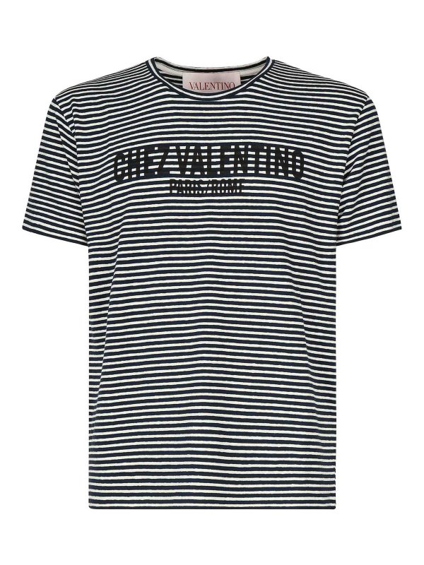 VALENTINO GARAVANI: Camisetas - Camiseta - Azul