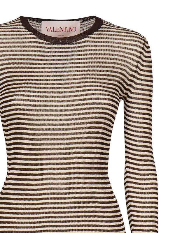 The Best Shops VALENTINO GARAVANI: Pull col rond - Pull Col Rond - Marron