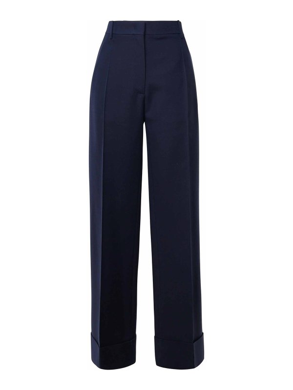 VALENTINO GARAVANI: pantaloni casual - Pantaloni di crepe