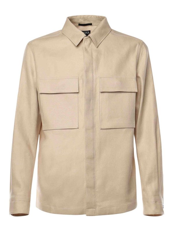 ZEGNA: Hemden - Hemd - Beige
