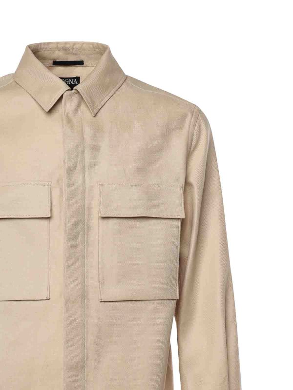 The Best Shops ZEGNA: Hemden - Hemd - Beige