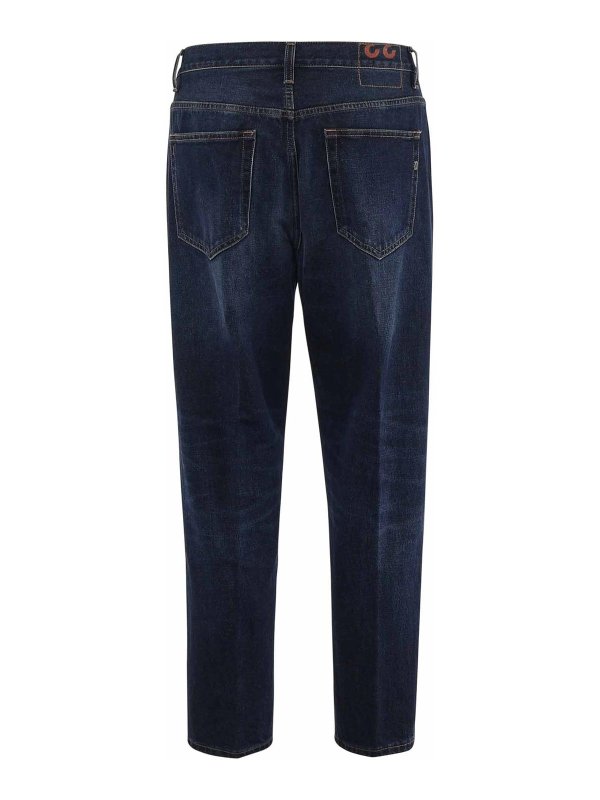 DONDUP: straight leg jeans online - Jago Trousers In Cotton Denim