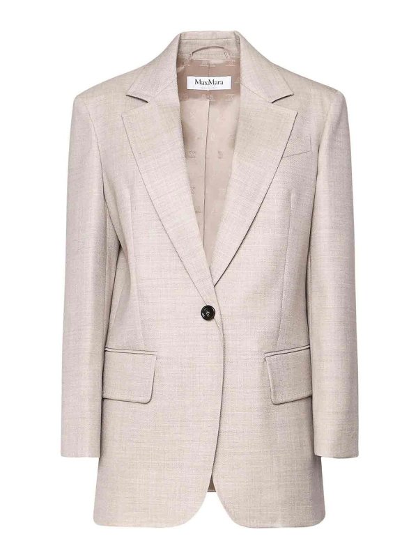 Max Mara: カジュアルジャケット - カジュアルジャケット - ベージュ