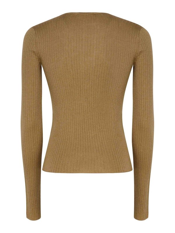 Max Mara: クルーネック online - クルーネック - ブラウン