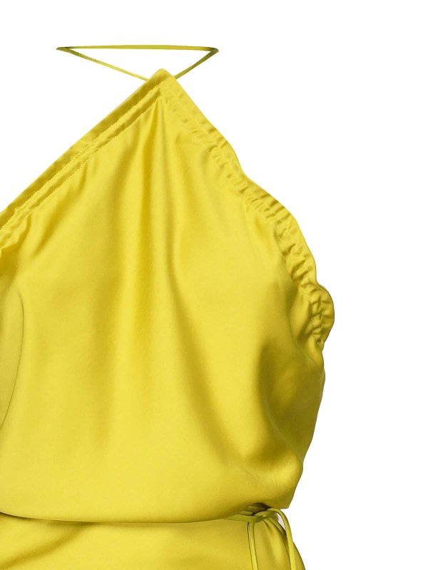 The Best Shops The Attico: Robe longueur genou - Robe Au Genou - Jaune