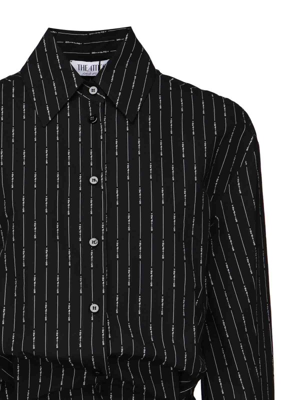 The Best Shops The Attico: ニーレングスドレス - 膝丈ドレス - 黒