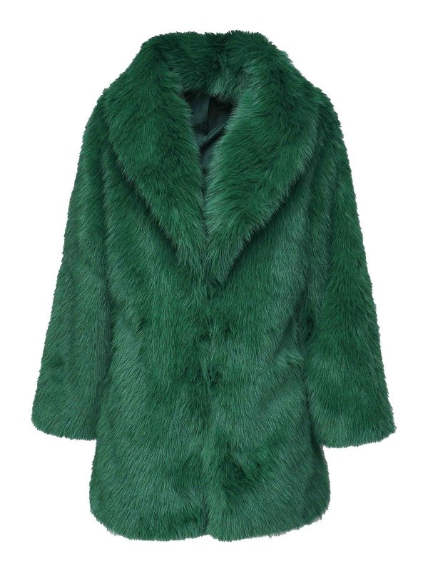 v°73: Pelz und Shearling - Pelz - Grün
