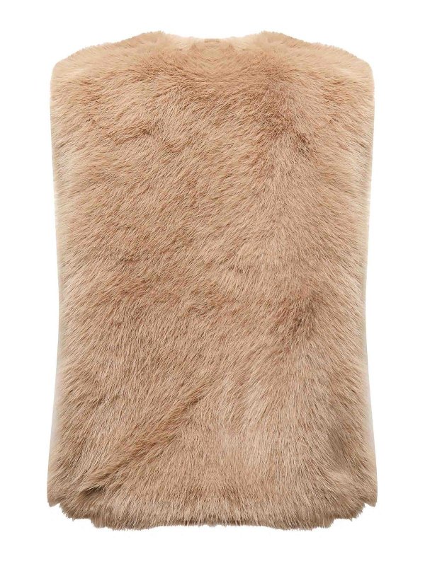 v°73: Abrigos de borreguito y piel  online - Abrigo De Piel - Beis