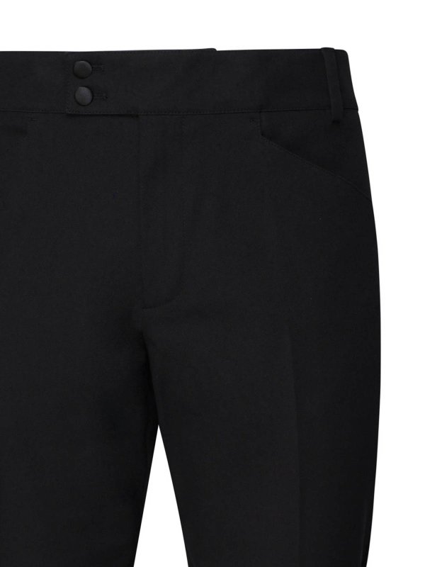 The Best Shops DOLCE & GABBANA: カジュアルトラウザー - カジュアルパンツ - 黒