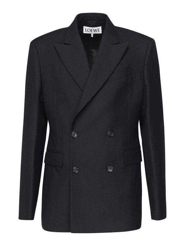 LOEWE: カジュアルジャケット - カジュアルジャケット - ブルー