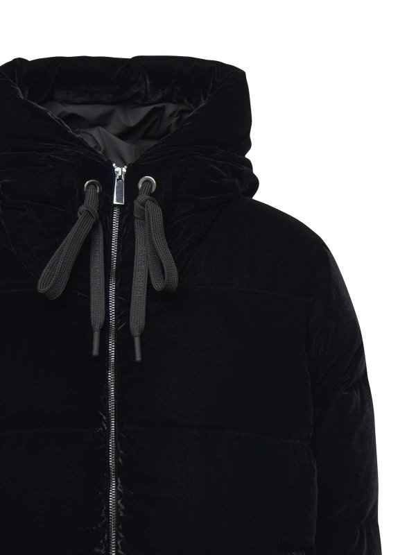 The Best Shops MC2 SAINT BARTH: Felpe e maglie - Giacca Imbottita Con Cappuccio In Velluto