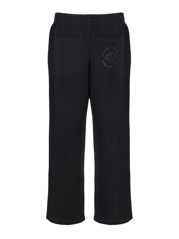 REPRESENT: casual trousers online - Black Cotton Trousers