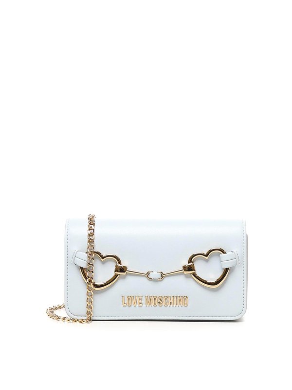 LOVE MOSCHINO: 財布＆ポーチ - 財布 - 白