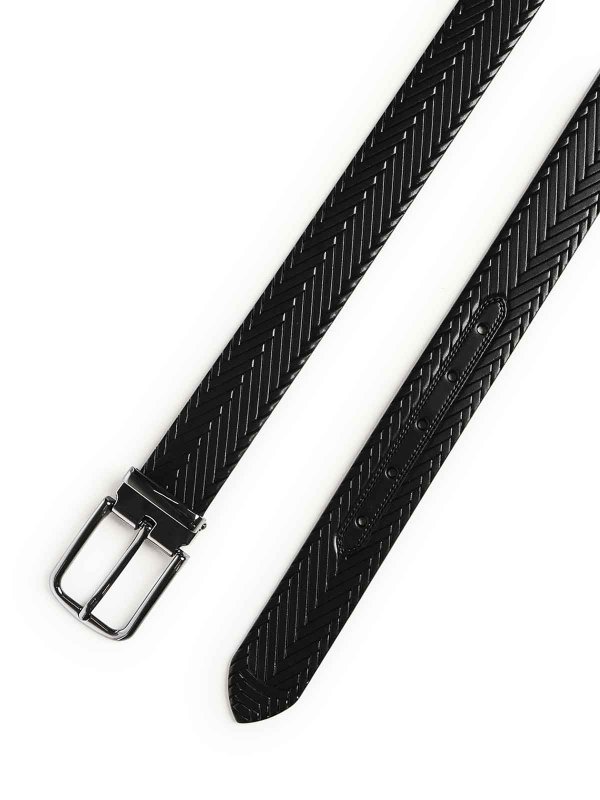 EMPORIO ARMANI: ベルト online - ベルト - 黒