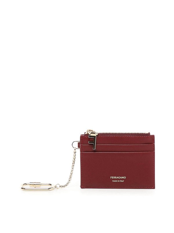 FERRAGAMO: wallets & purses - Card Holder With Key Ring