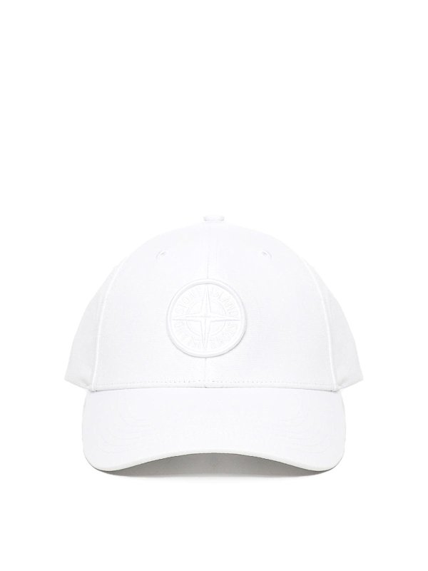 STONE ISLAND: hats & caps - Compass Embroidered Hat