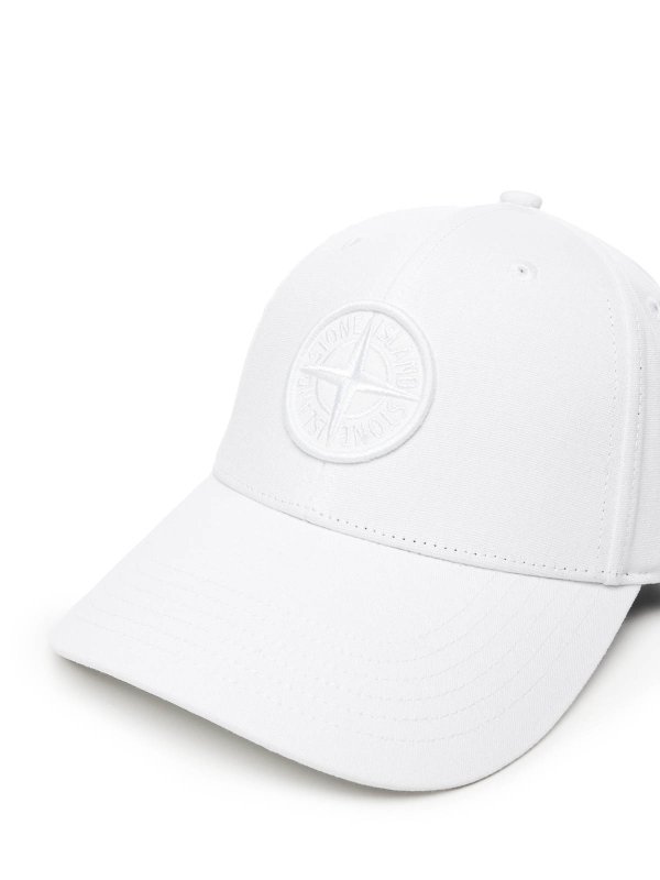 Compass Embroidered Hat shop online: STONE ISLAND