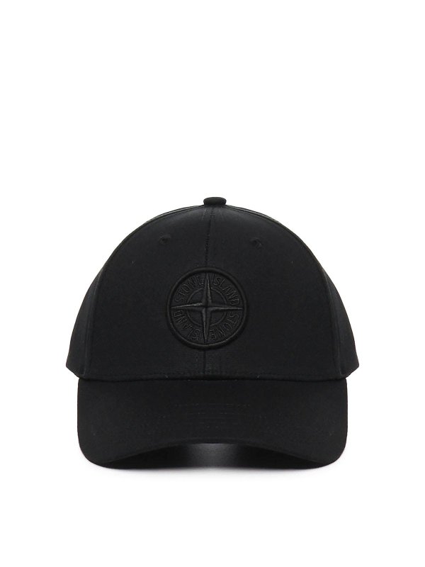 STONE ISLAND: hats & caps - Compass Embroidered Hat