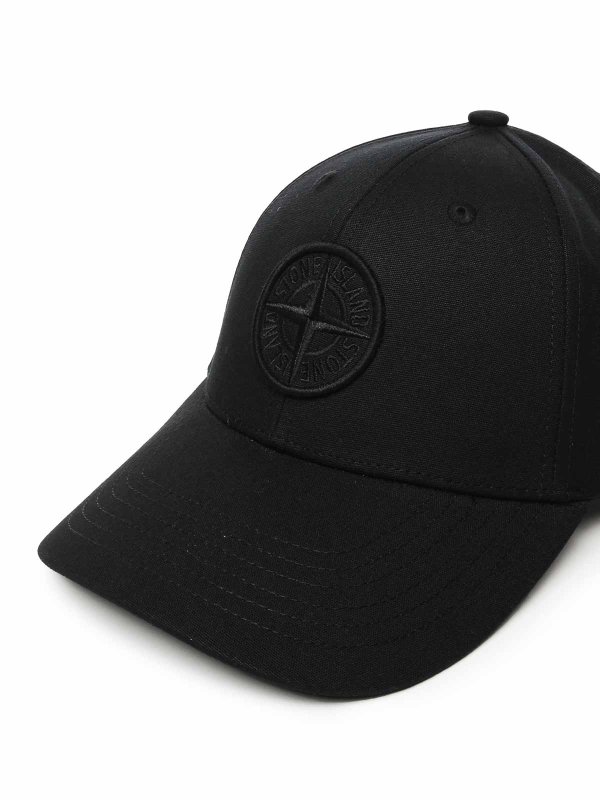 Compass Embroidered Hat shop online: STONE ISLAND