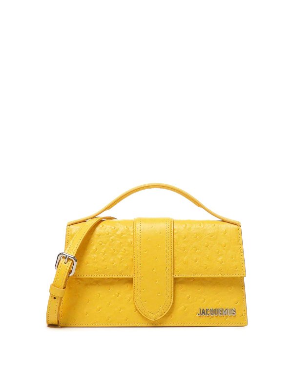 JACQUEMUS: クロスボディバッグ - クロスボディバッグ - イエロー