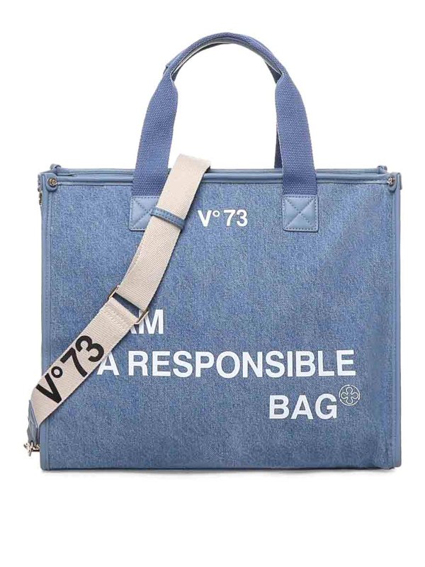 v°73: shopper - TOTE BAG stampato
