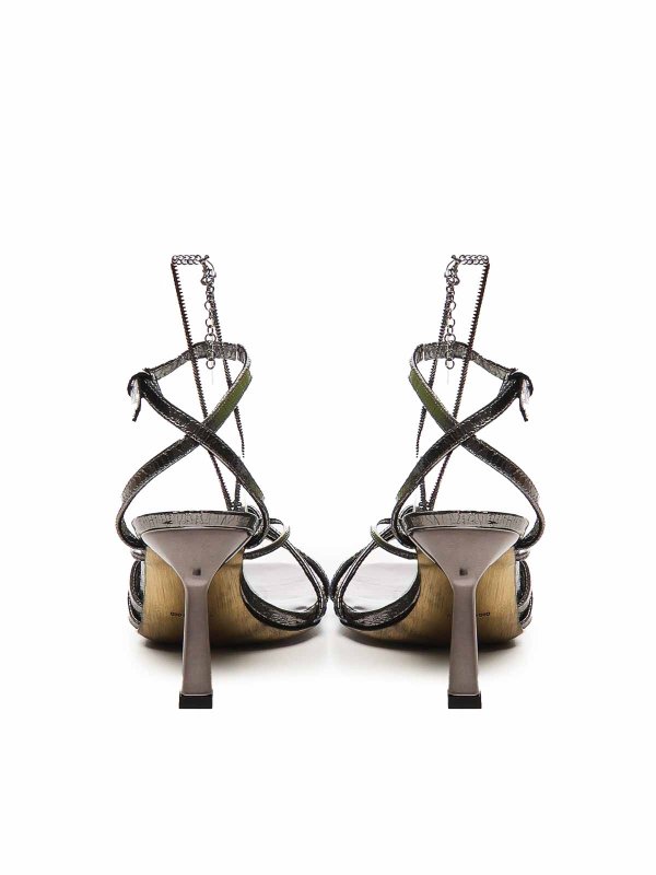 GOLDEN GOOSE: sandali online - Sandali laminati Nico