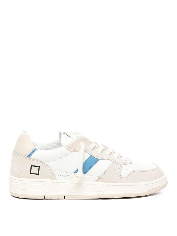 D.A.T.E.: Chaussures de sport - Baskets - Blanc