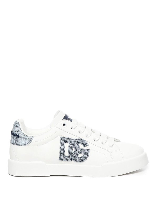 DOLCE & GABBANA: Chaussures de sport - Baskets - Blanc