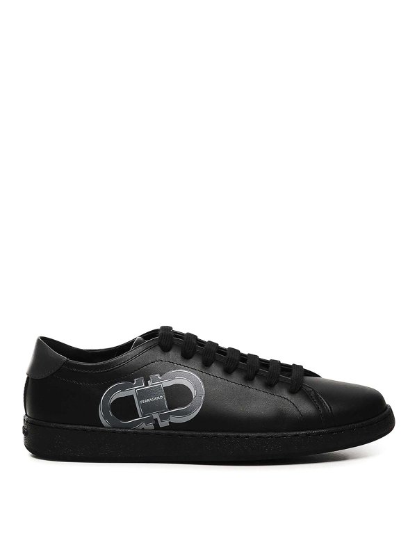 FERRAGAMO: スニーカー - スニーカー - 黒