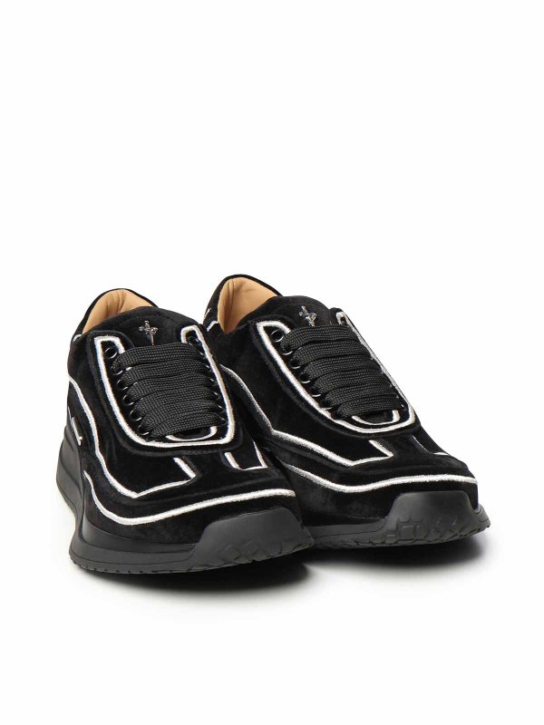 The Best Shops CESARE PACIOTTI: sneakers - Scarpe Da Ginnastica In Velluto