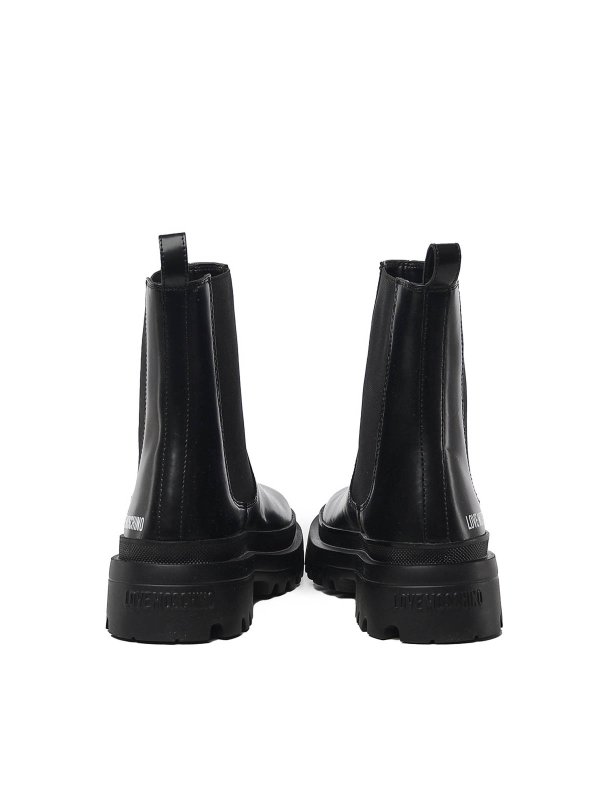 LOVE MOSCHINO: ankle boots online - Calf And Lycra Ankle Boots