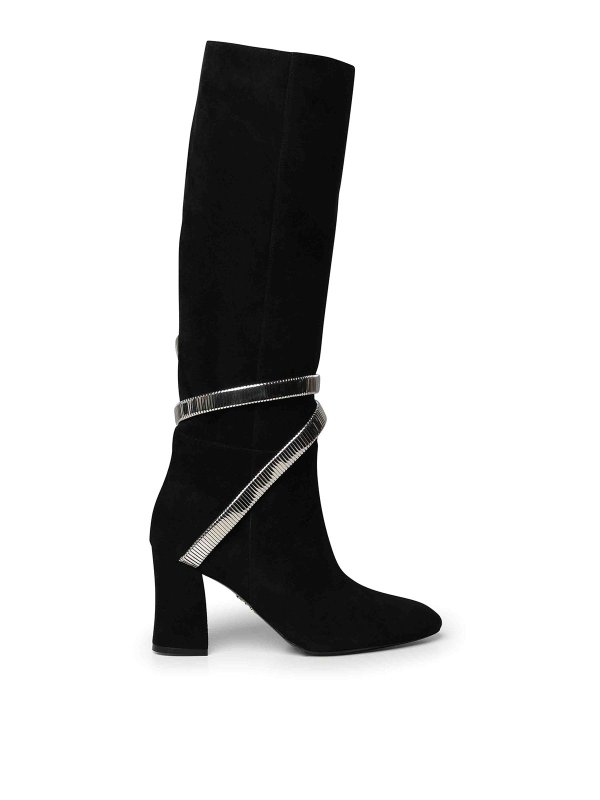 RENE CAOVILLA: ブーツ - ブーツ - 黒