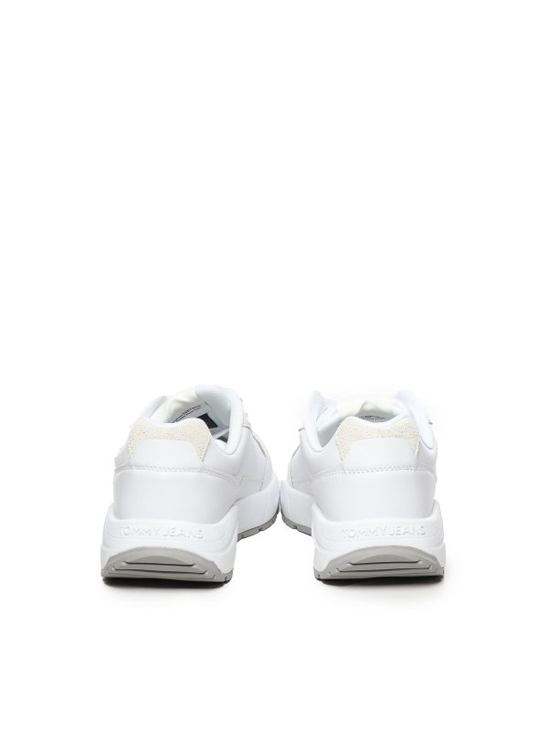 TOMMY HILFIGER: trainers online - Leather Running Sneakers With Thick Sole