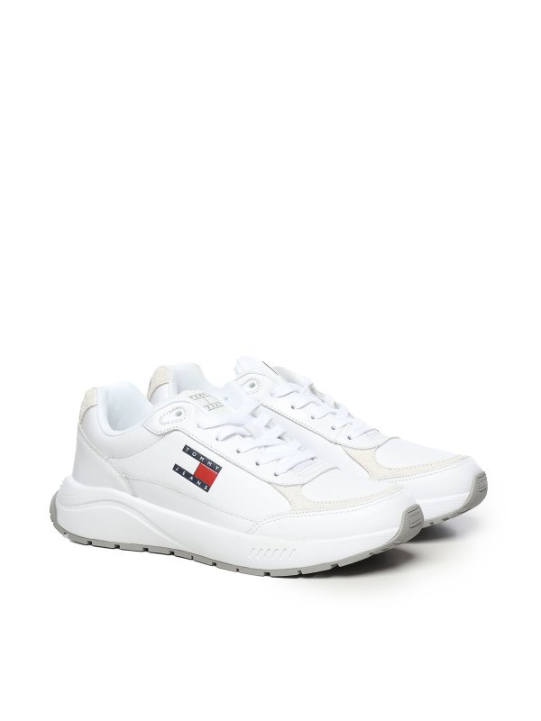 The Best Shops TOMMY HILFIGER: trainers - Leather Running Sneakers With Thick Sole