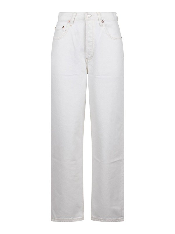 AGOLDE: ブーツカットジーンズ - ブーツカットジーンズ - 白