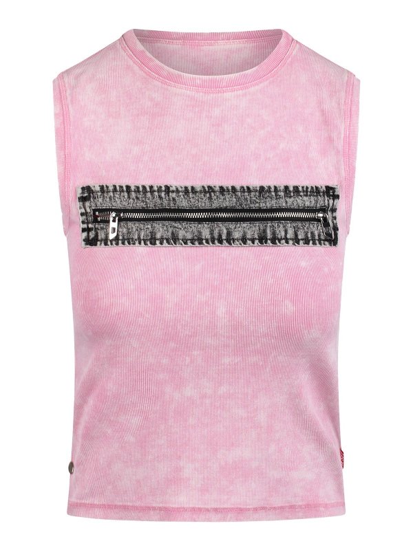 DIESEL: Tops & Débardeurs - Top - Rose