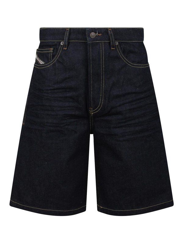 DIESEL: ショートパンツ - ショートドレス - ブルー